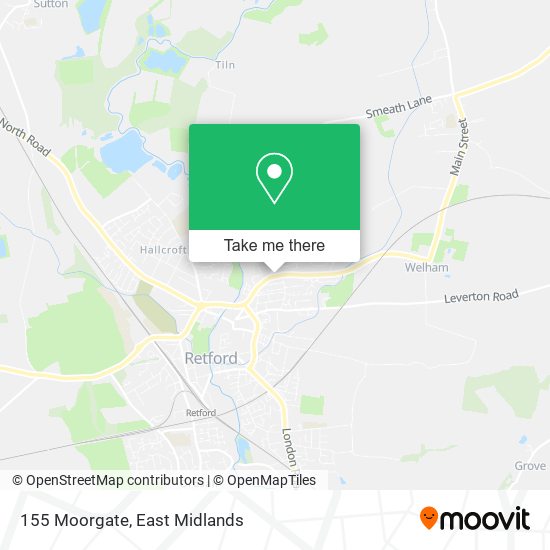 155 Moorgate map