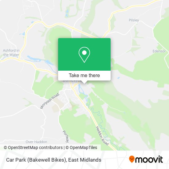 Car Park (Bakewell Bikes) map