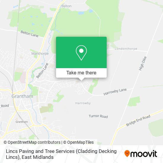 Lincs Paving and Tree Services (Cladding Decking Lincs) map