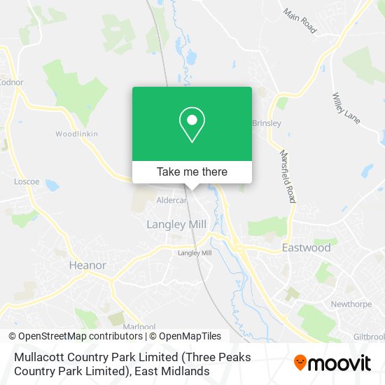 Mullacott Country Park Limited (Three Peaks Country Park Limited) map