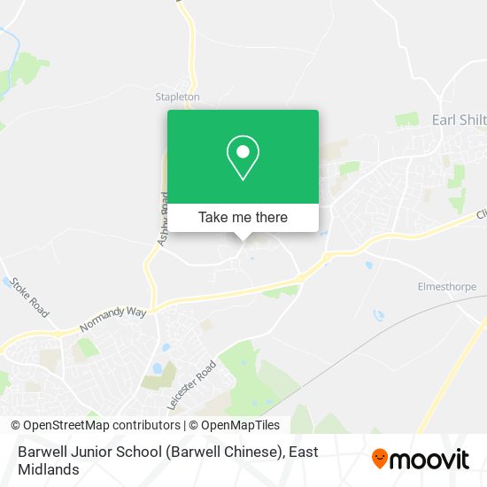 Barwell Junior School (Barwell Chinese) map