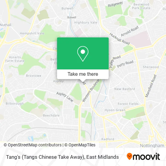 Tang's (Tangs Chinese Take Away) map