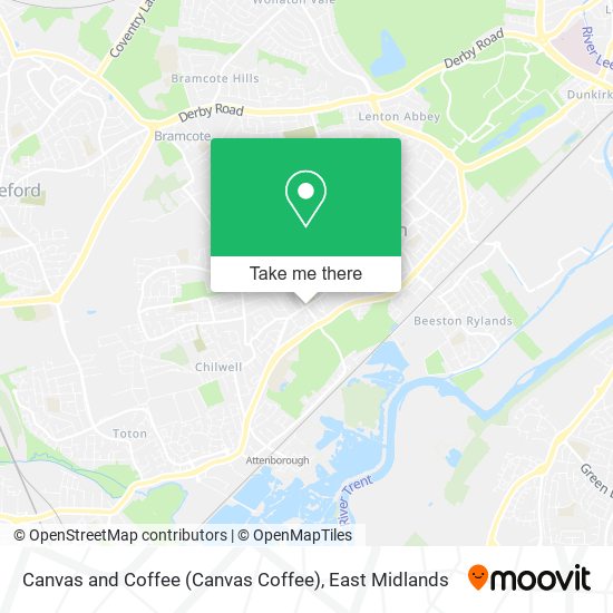 Canvas and Coffee (Canvas Coffee) map