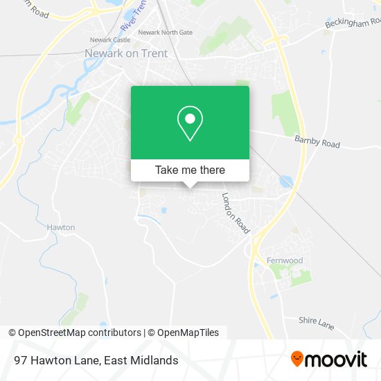 97 Hawton Lane map