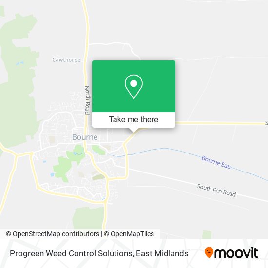 Progreen Weed Control Solutions map