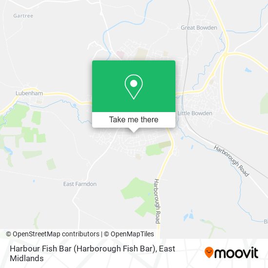 Harbour Fish Bar (Harborough Fish Bar) map