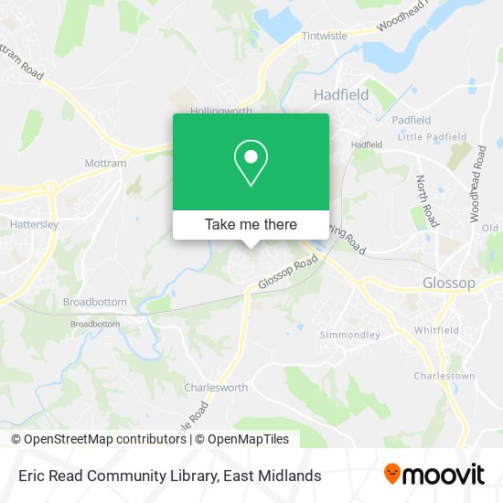 Eric Read Community Library map