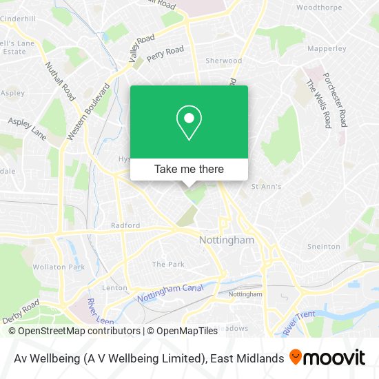 Av Wellbeing (A V Wellbeing Limited) map