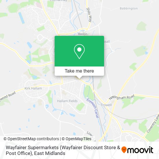 Wayfairer Supermarkets (Wayfairer Discount Store & Post Office) map