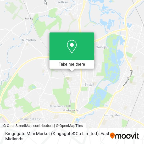 Kingsgate Mini Market (Kingsgate&Co Limited) map