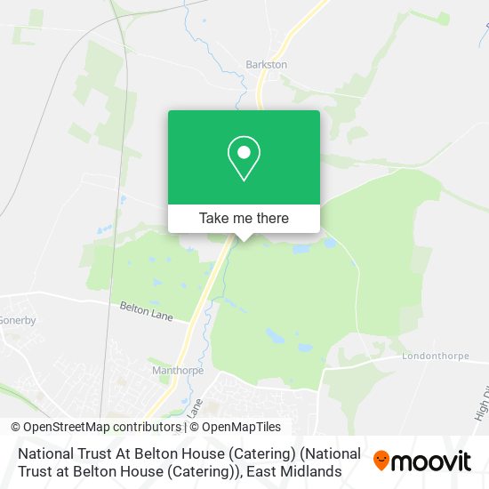 National Trust At Belton House (Catering) (National Trust at Belton House (Catering)) map