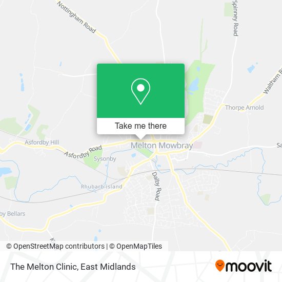 The Melton Clinic map