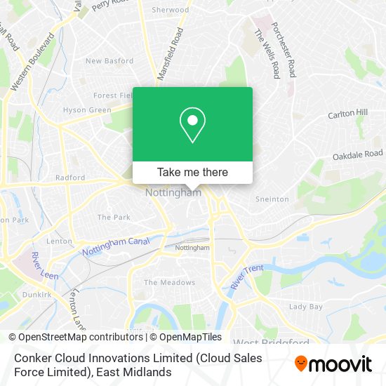 Conker Cloud Innovations Limited (Cloud Sales Force Limited) map