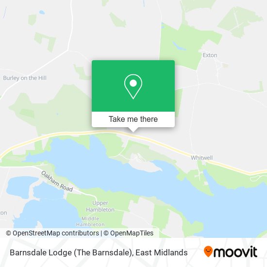 Barnsdale Lodge (The Barnsdale) map