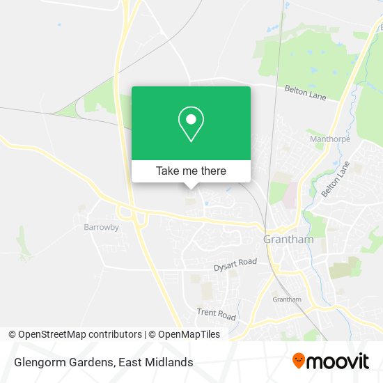 Glengorm Gardens map
