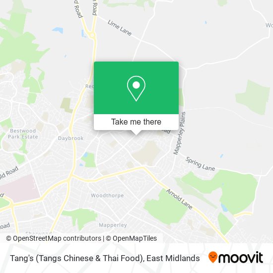 Tang's (Tangs Chinese & Thai Food) map