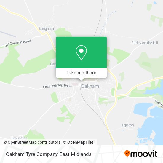 Oakham Tyre Company map