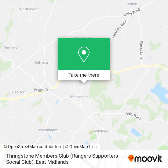 Thringstone Members Club (Rangers Supporters Social Club) map