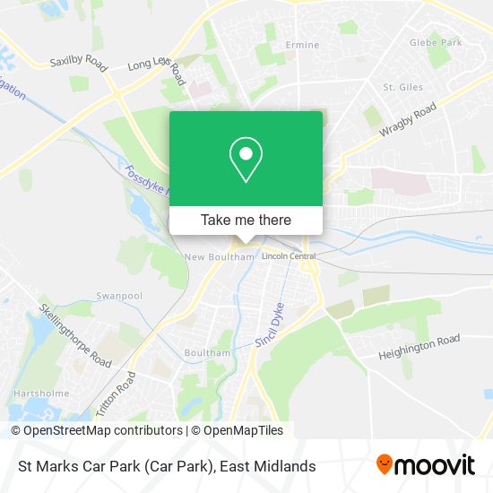 St Marks Car Park map