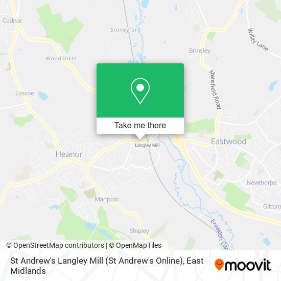 St Andrew's Langley Mill (St Andrew's Online) map