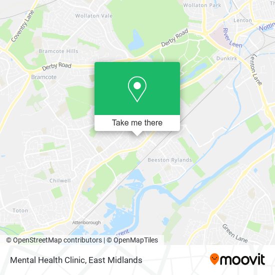 Mental Health Clinic map