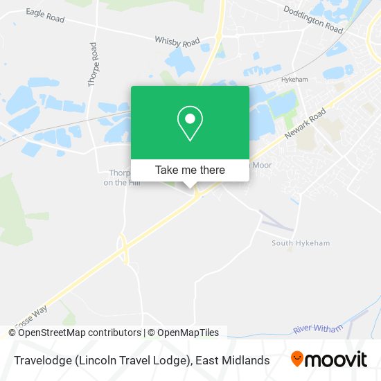 Travelodge (Lincoln Travel Lodge) map