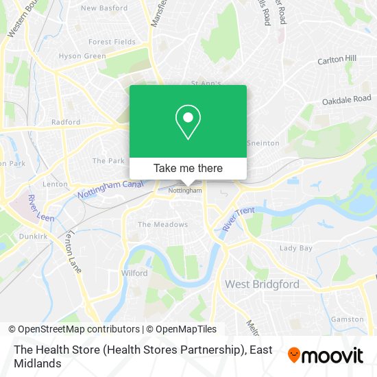 The Health Store (Health Stores Partnership) map