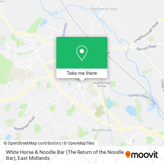 White Horse & Noodle Bar (The Return of the Noodle Bar) map