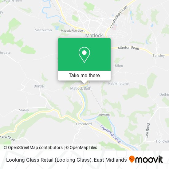 Looking Glass Retail map