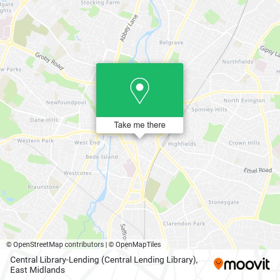 Central Library-Lending map