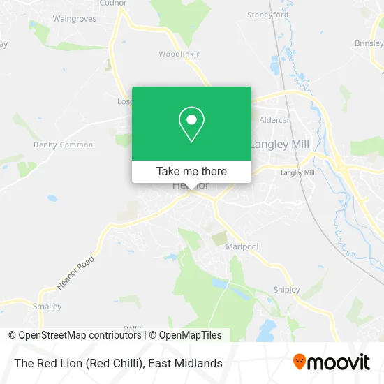 The Red Lion (Red Chilli) map