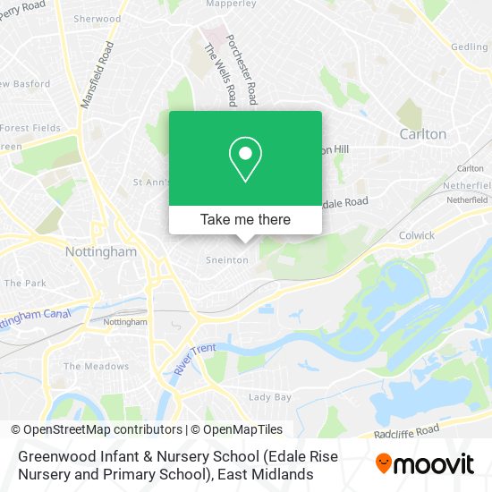 Greenwood Infant & Nursery School (Edale Rise Nursery and Primary School) map