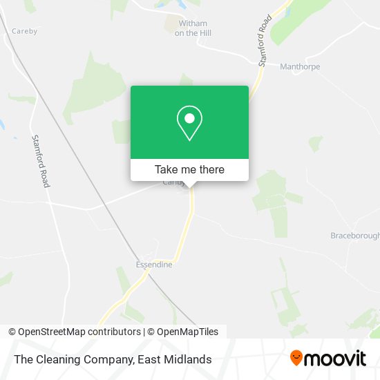 The Cleaning Company map