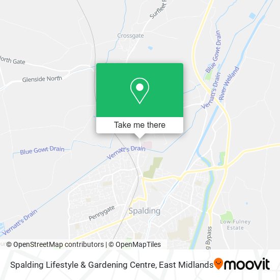 Spalding Lifestyle & Gardening Centre map