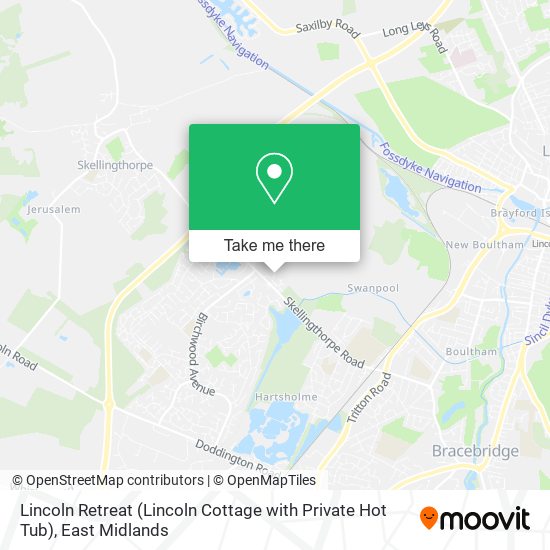 Lincoln Retreat (Lincoln Cottage with Private Hot Tub) map