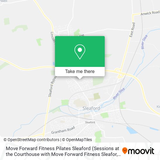 Move Forward Fitness Pilates Sleaford map