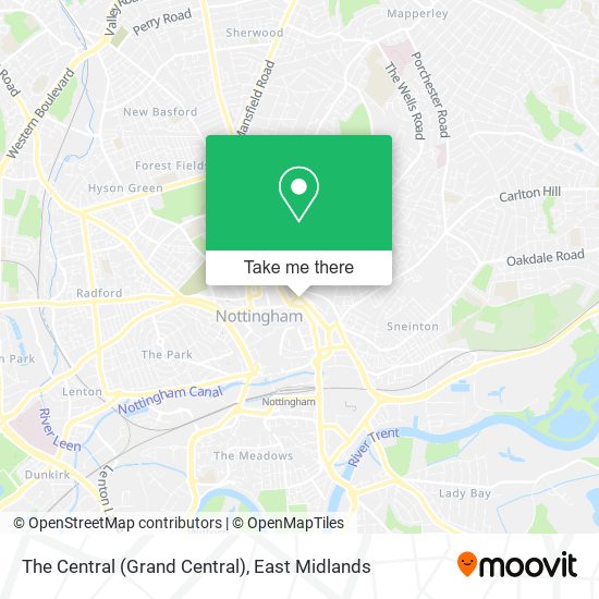 The Central (Grand Central) map