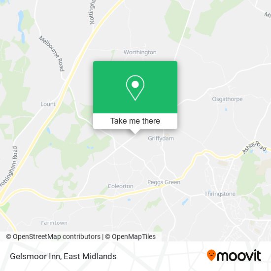 Gelsmoor Inn map