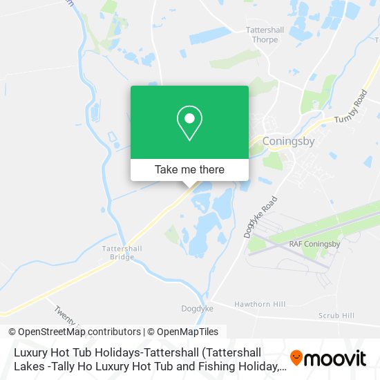Luxury Hot Tub Holidays-Tattershall map