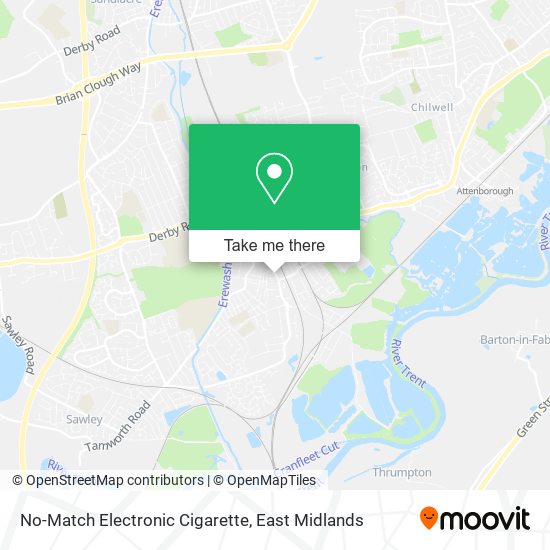 No-Match Electronic Cigarette map
