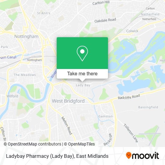Ladybay Pharmacy (Lady Bay) map