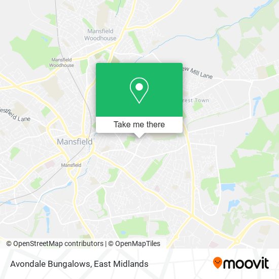 Avondale Bungalows map