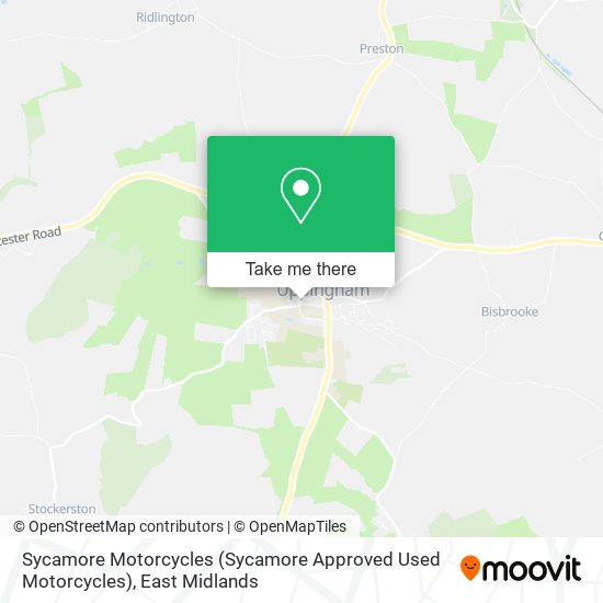 Sycamore Motorcycles (Sycamore Approved Used Motorcycles) map
