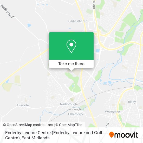 Enderby Leisure Centre (Enderby Leisure and Golf Centre) map