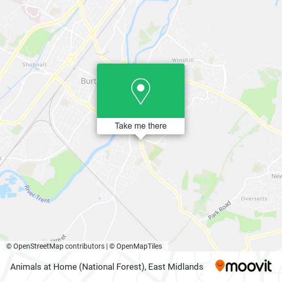 Animals at Home (National Forest) map