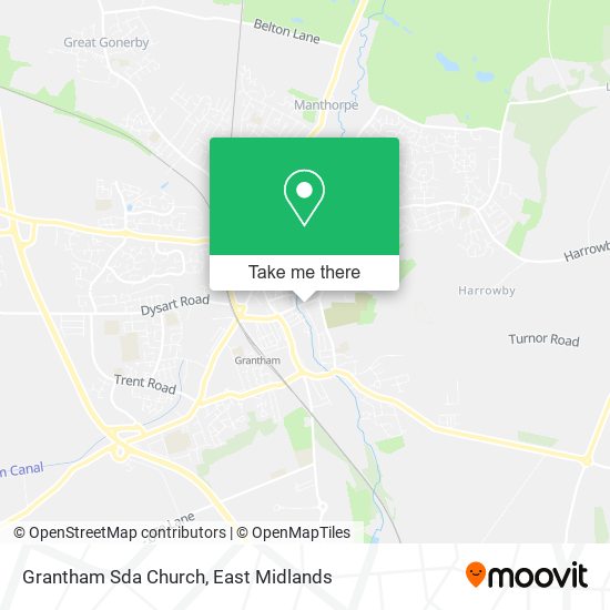 Grantham Sda Church map