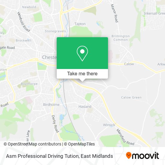 Asm Professional Driving Tution map