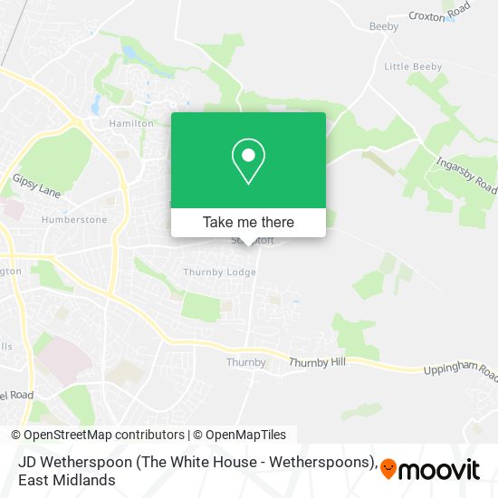 JD Wetherspoon (The White House - Wetherspoons) map