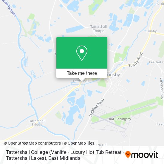 Tattershall College (Vanlife - Luxury Hot Tub Retreat - Tattershall Lakes) map