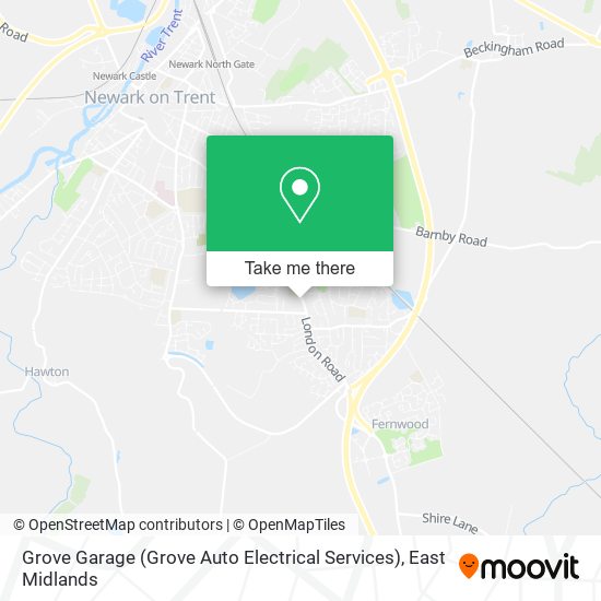 Grove Garage (Grove Auto Electrical Services) map